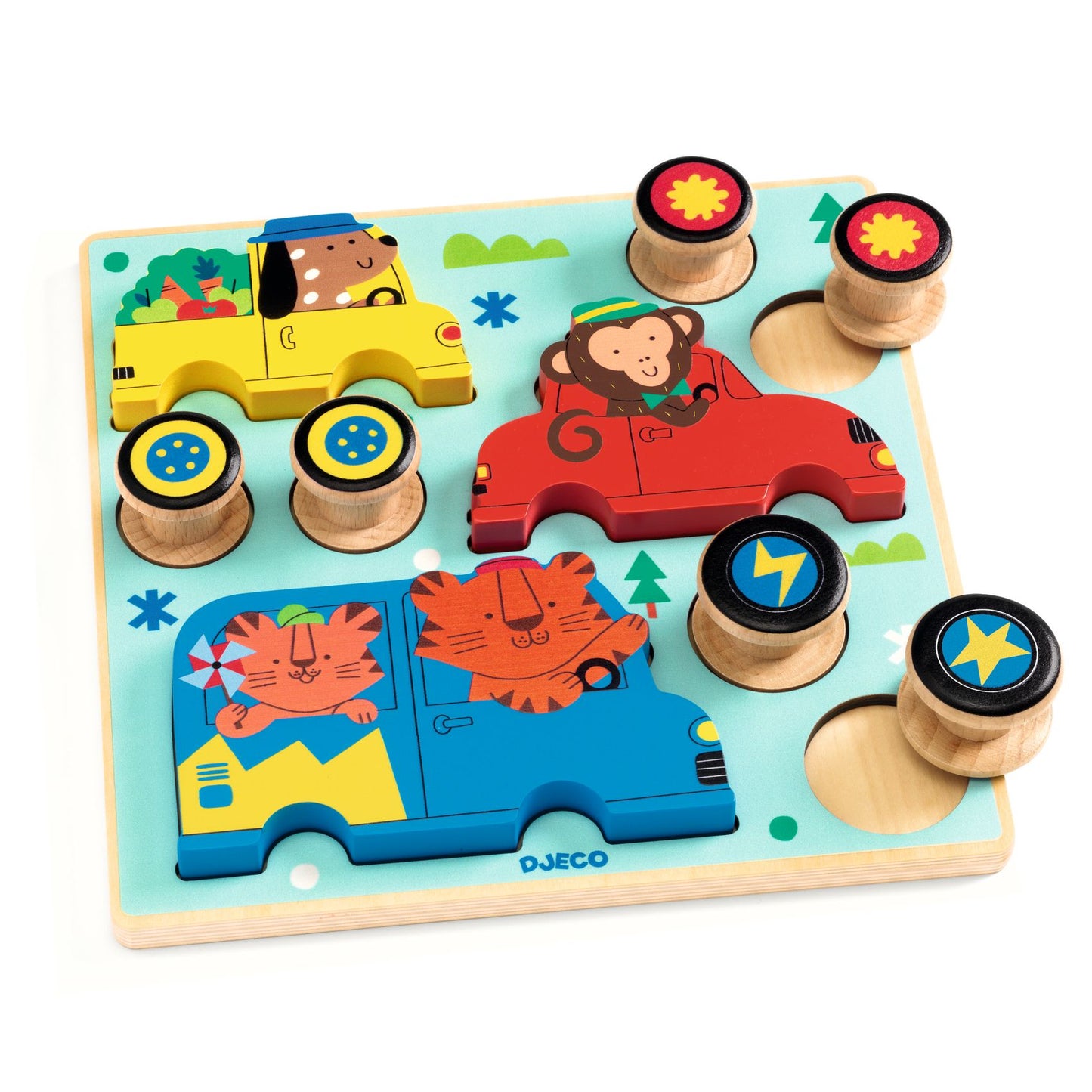 Djeco | puzzel puzz & roll color