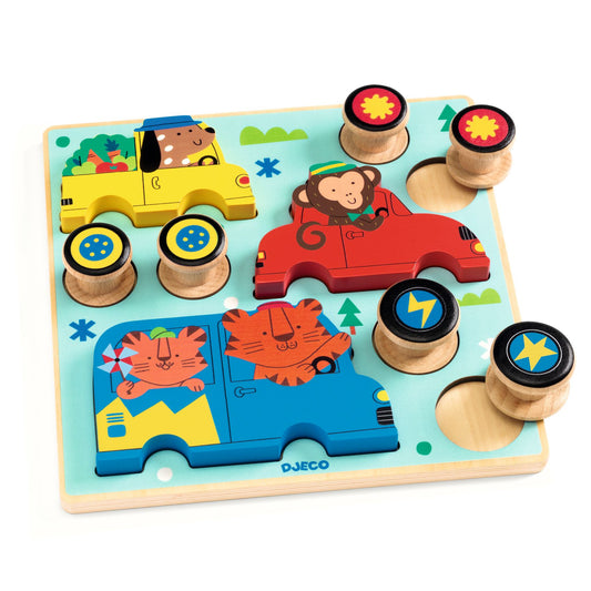 Djeco | puzzel puzz & roll color