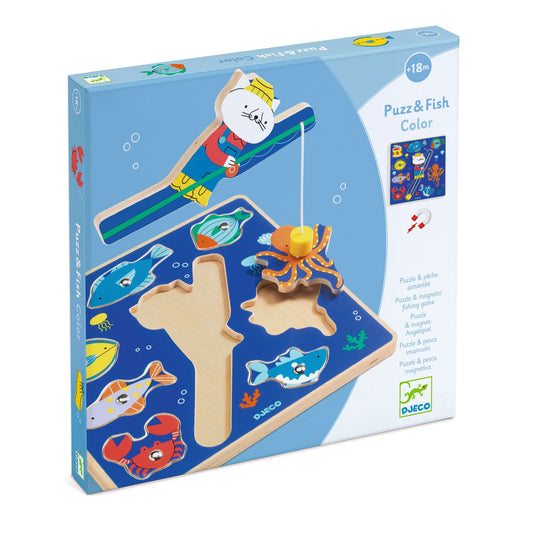 Djeco | puzzel puzz & fish color