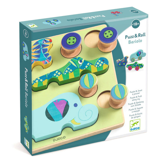 Djeco | puzzel puzz & roll Bariolo