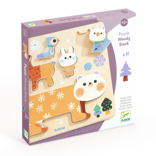 Djeco | puzzel Woodystack