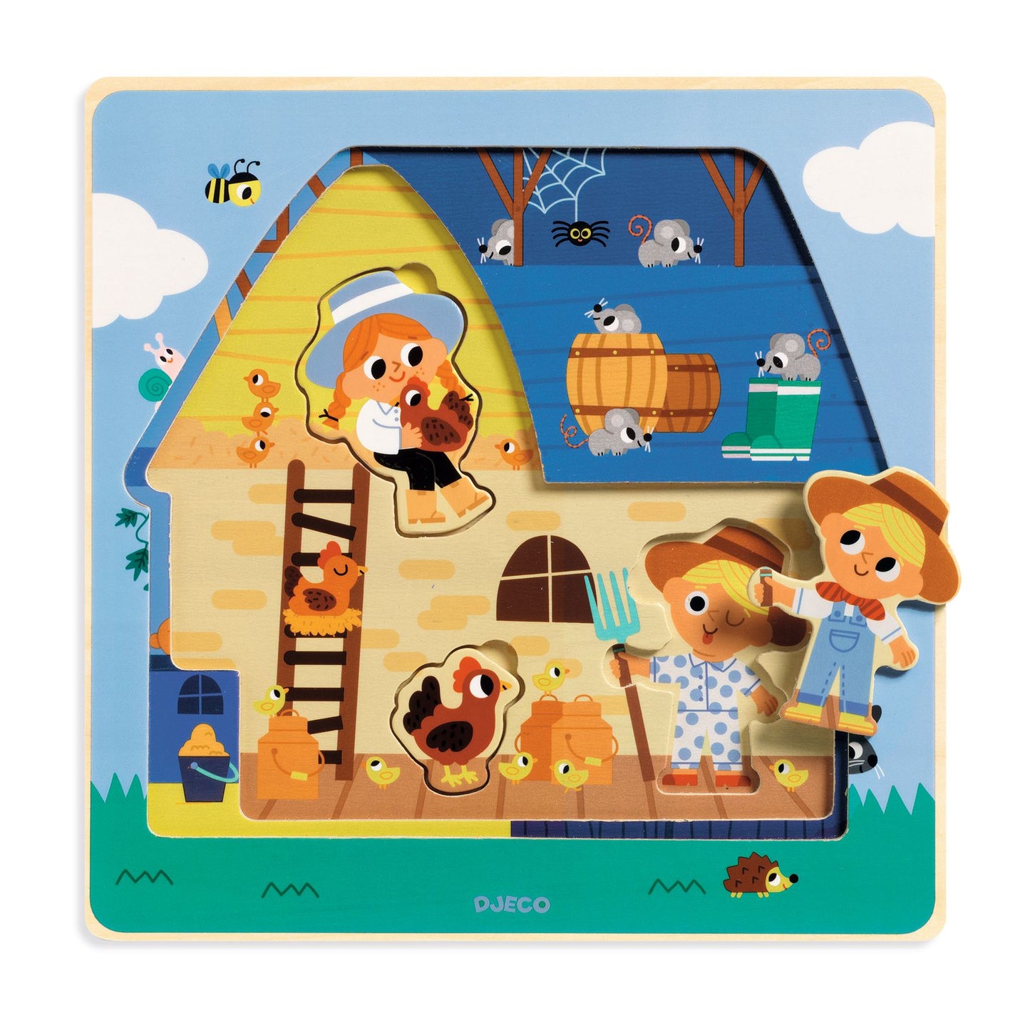 Djeco | puzzel chez moo