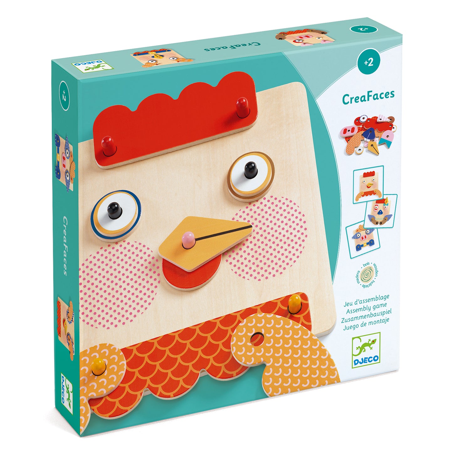 Djeco | CreaFaces montagespel - DJ01676