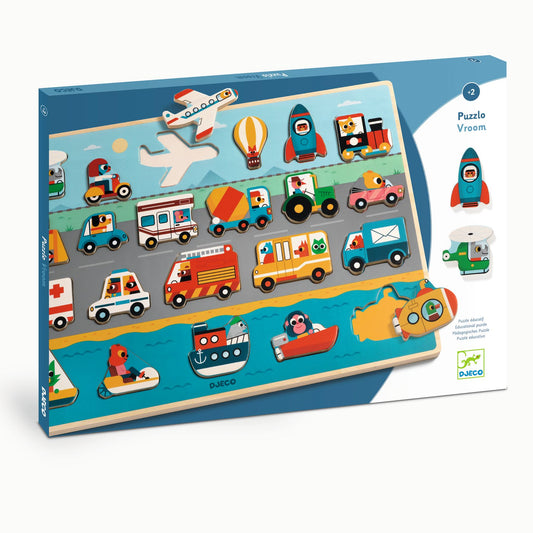 Djeco | puzzel puzzlo vroom