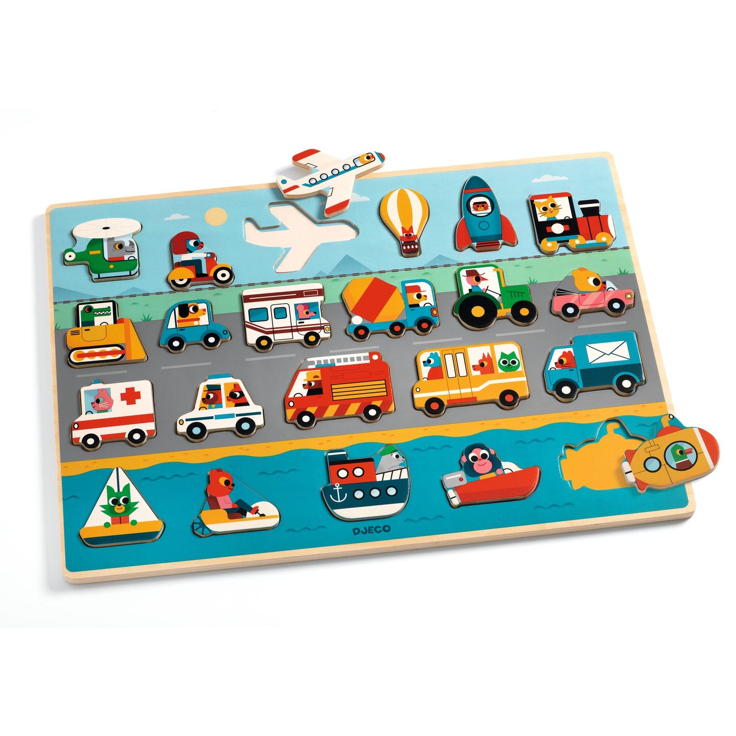 Djeco | puzzel puzzlo vroom
