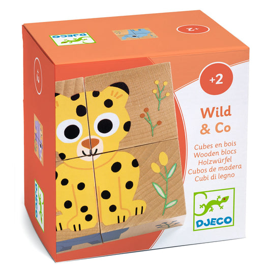 Djeco | blokpuzzel wild & co