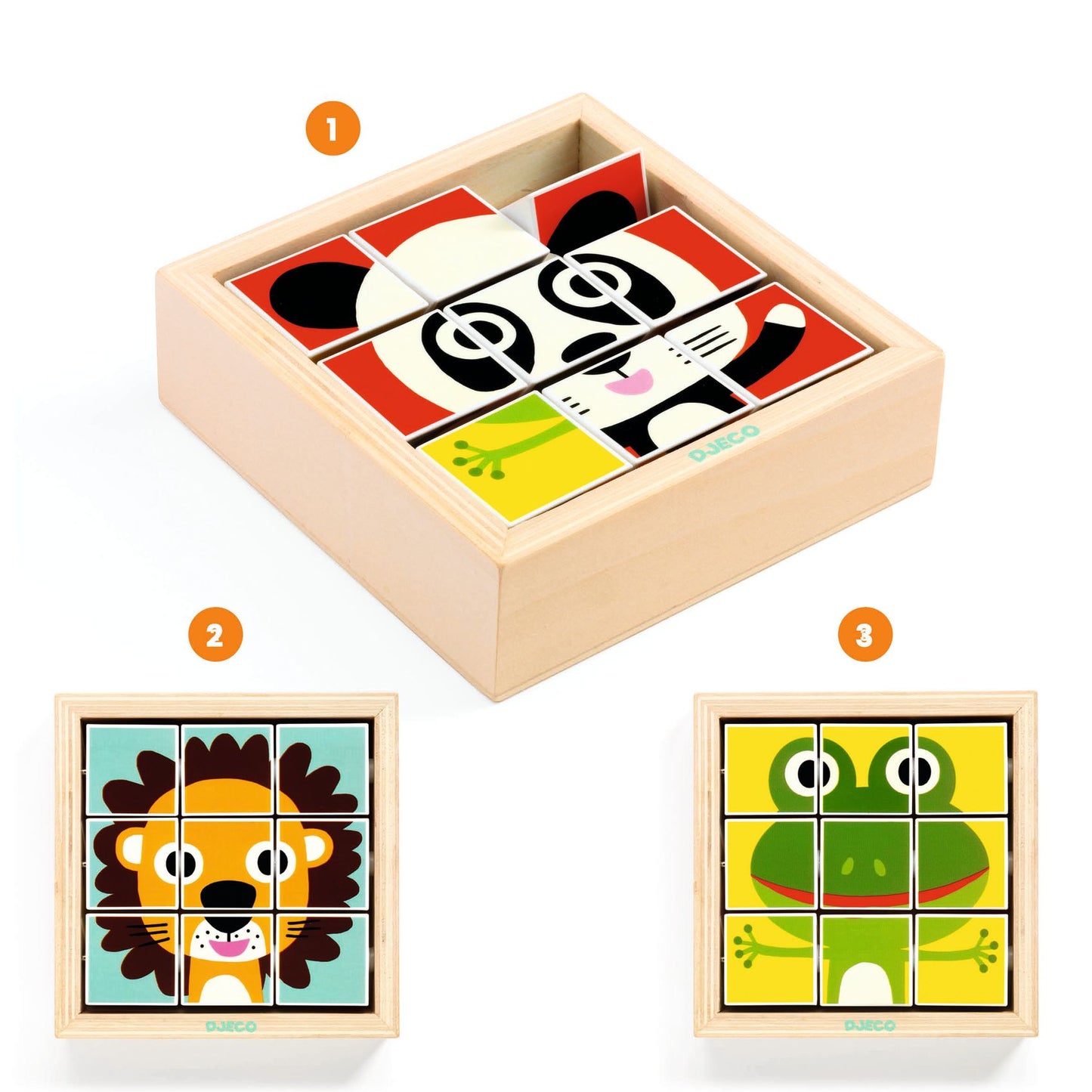 Djeco | draaipuzzel Touranimo