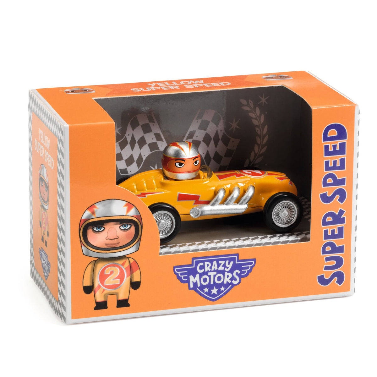 Djeco | Crazy Motors Yellow Super Speed - DJ05454