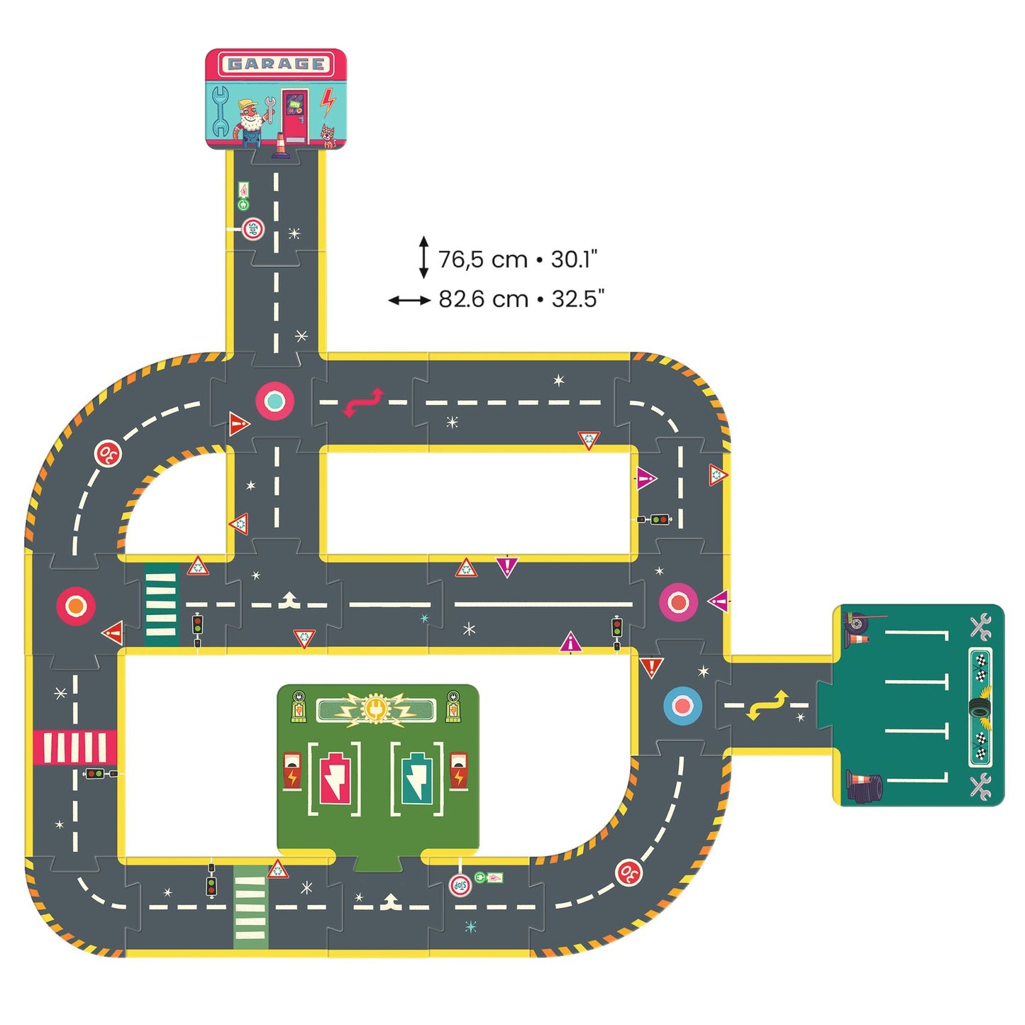 Djeco | Crazy Motors Circuit puzzel - DJ05498