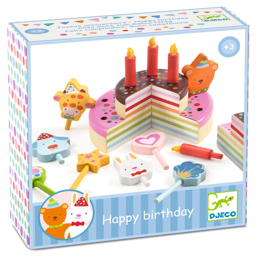 Djeco | Happy Birthday - verjaardagstaart - DJ05512
