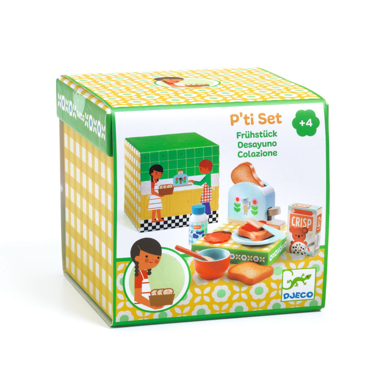 Djeco | Houten Ontbijtset P'ti Set Breakfast - DJ05543