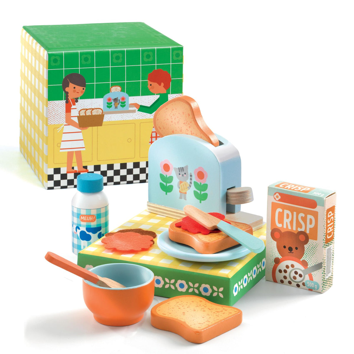 Djeco | Houten Ontbijtset P'ti Set Breakfast - DJ05543