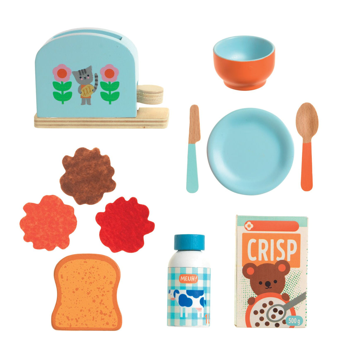 Djeco | Houten Ontbijtset P'ti Set Breakfast - DJ05543