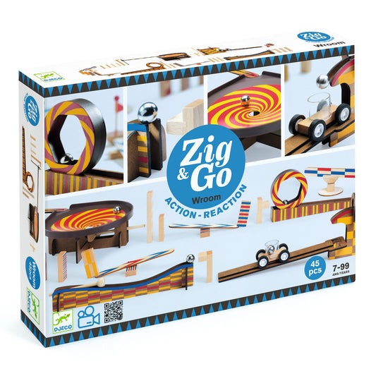 Djeco | Zig & Go - Wroom 45 stuks - DJ05643