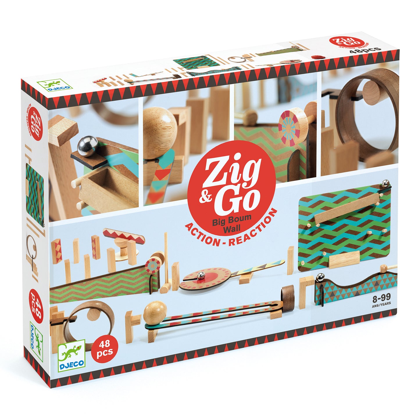 Djeco | Zig & Go - Big Boom 48 stuks - DJ05644