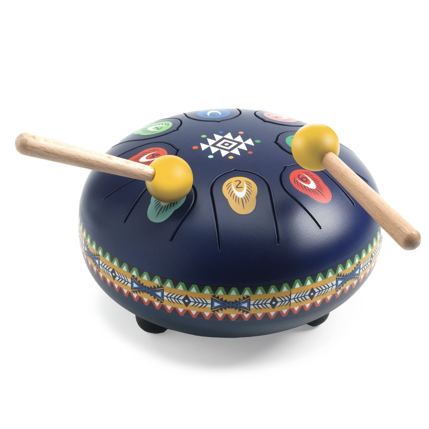Djeco | Blue tongue metal drum