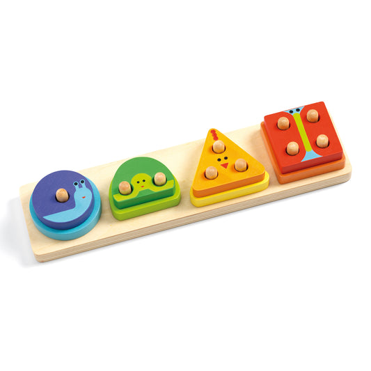 Djeco | 1234 Basic insteekpuzel
