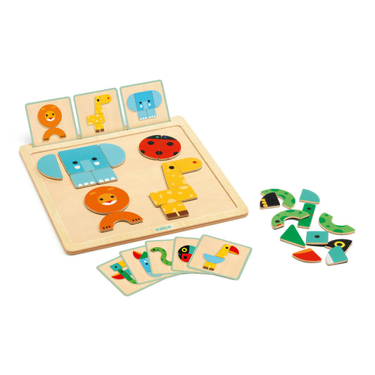 Djeco | GeoBasic magnetische puzzel