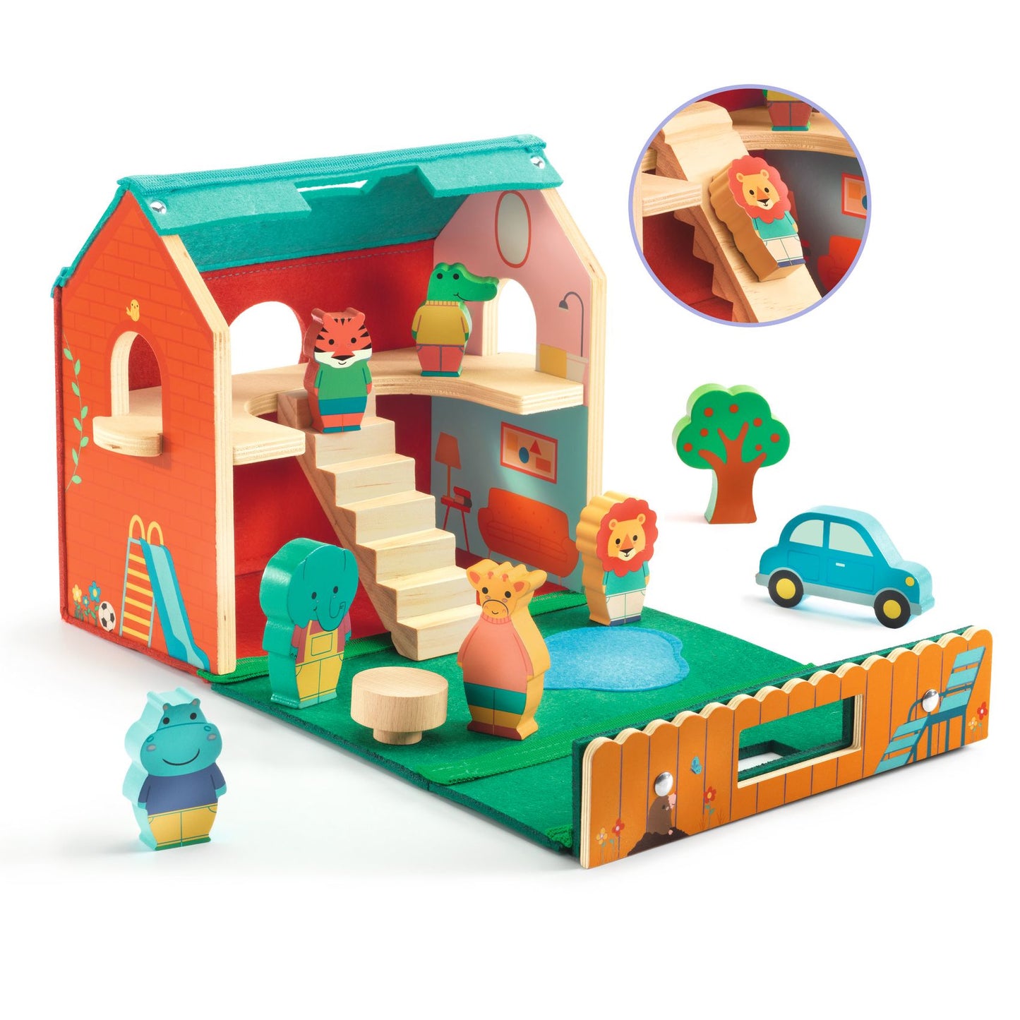 Djeco | SoftiHouse houten boerderij