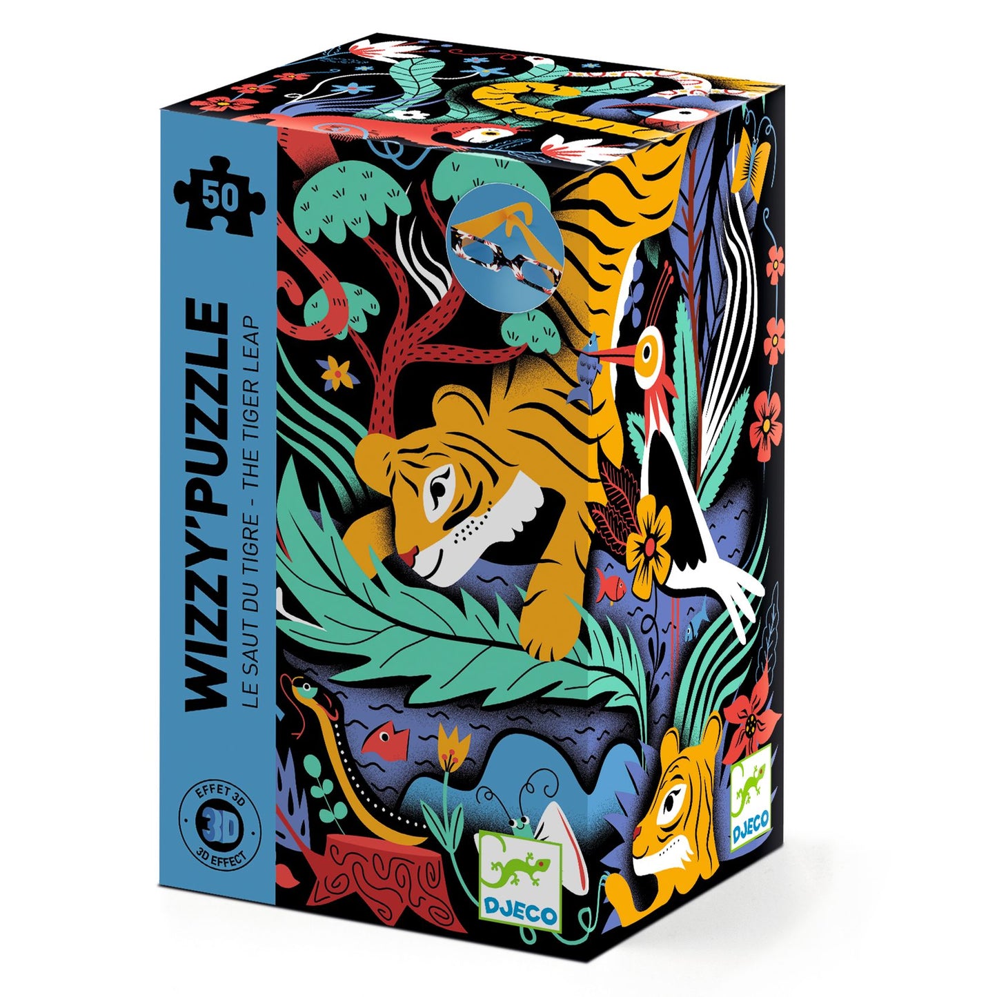Djeco | puzzel wizzy the tiger leap