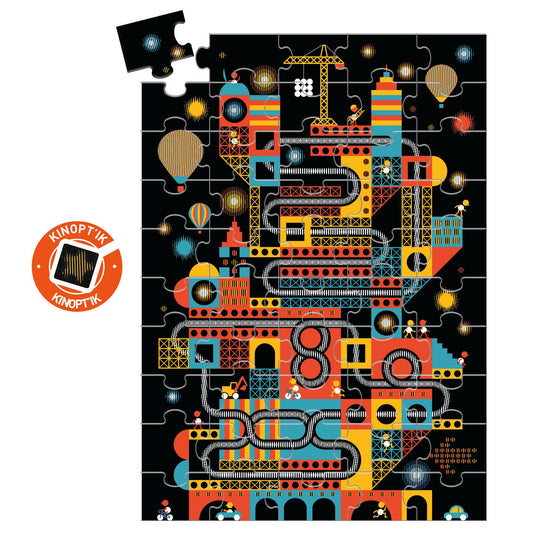 Djeco | puzzel wizzy the lively city