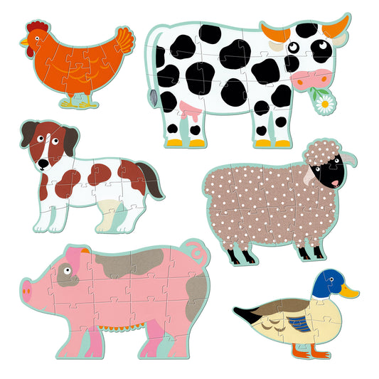 Djeco | puzzel géant honoré and friends
