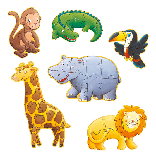 Djeco | puzzel géant marmoset and friends