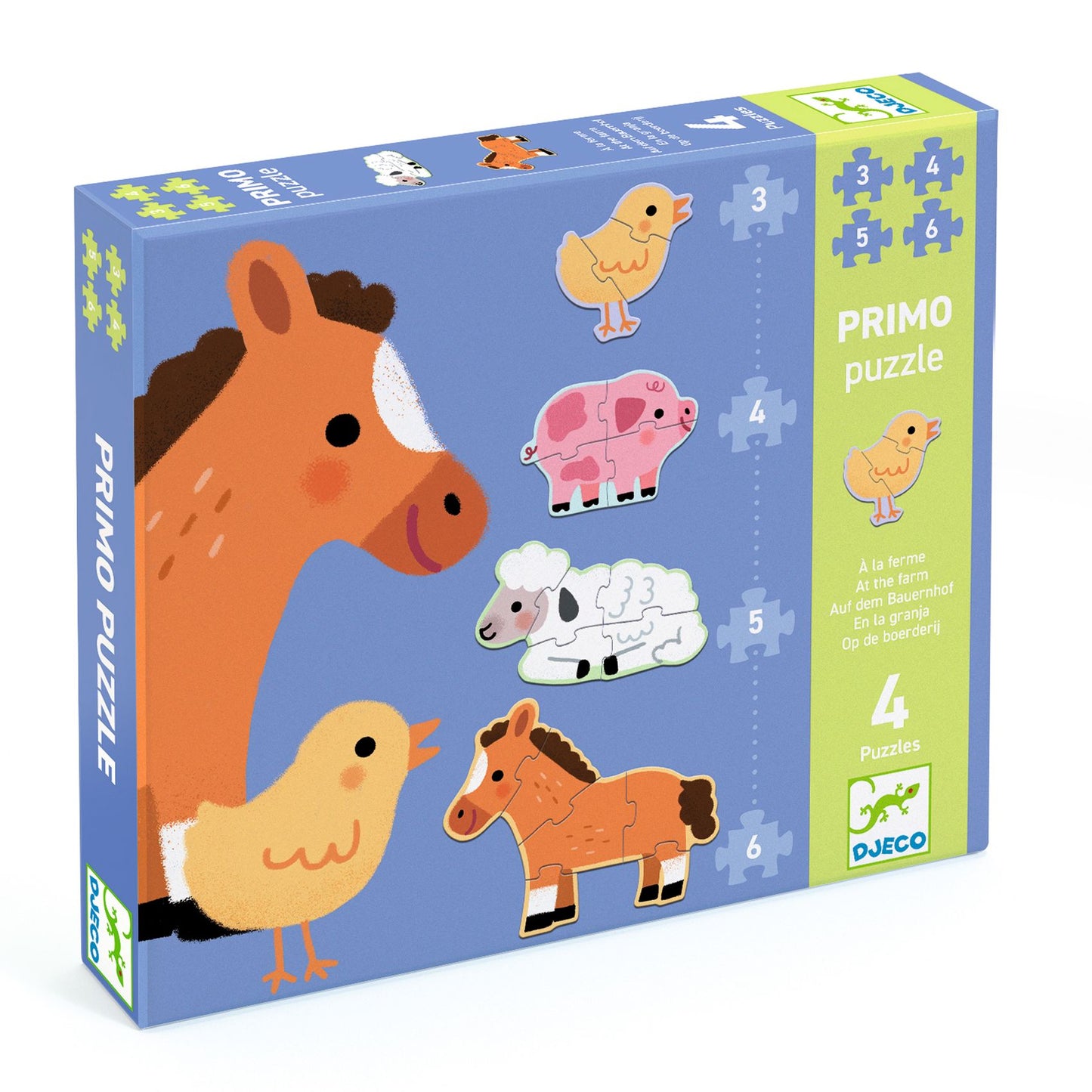Djeco | primo puzzel op de boerderij