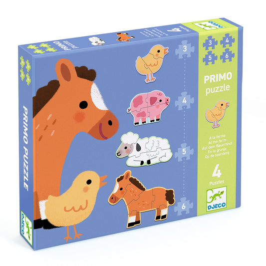 Djeco | primo puzzel op de boerderij