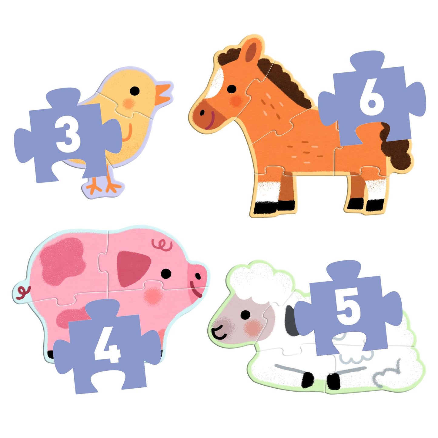 Djeco | primo puzzel op de boerderij