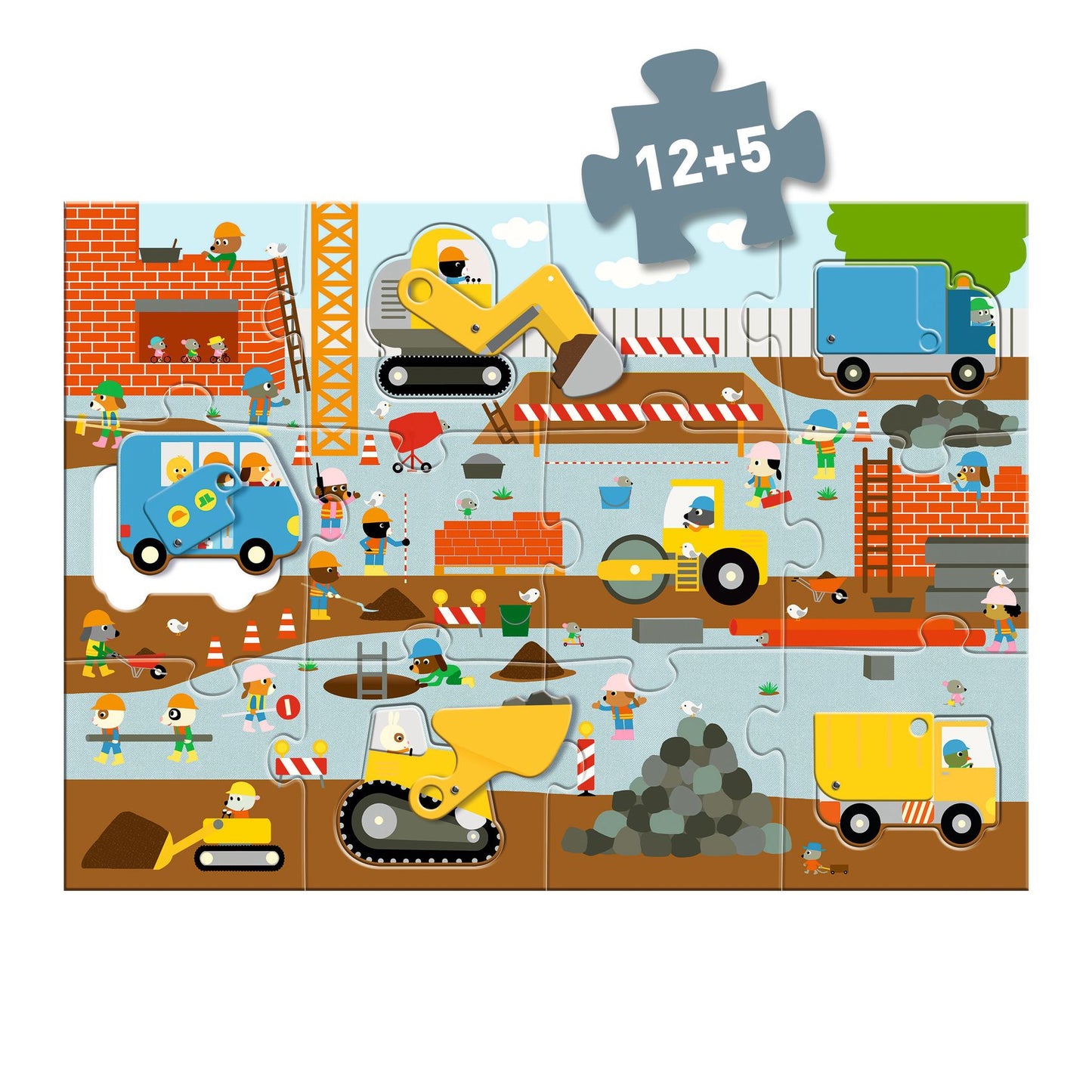 Djeco | puzzel bouwplaats