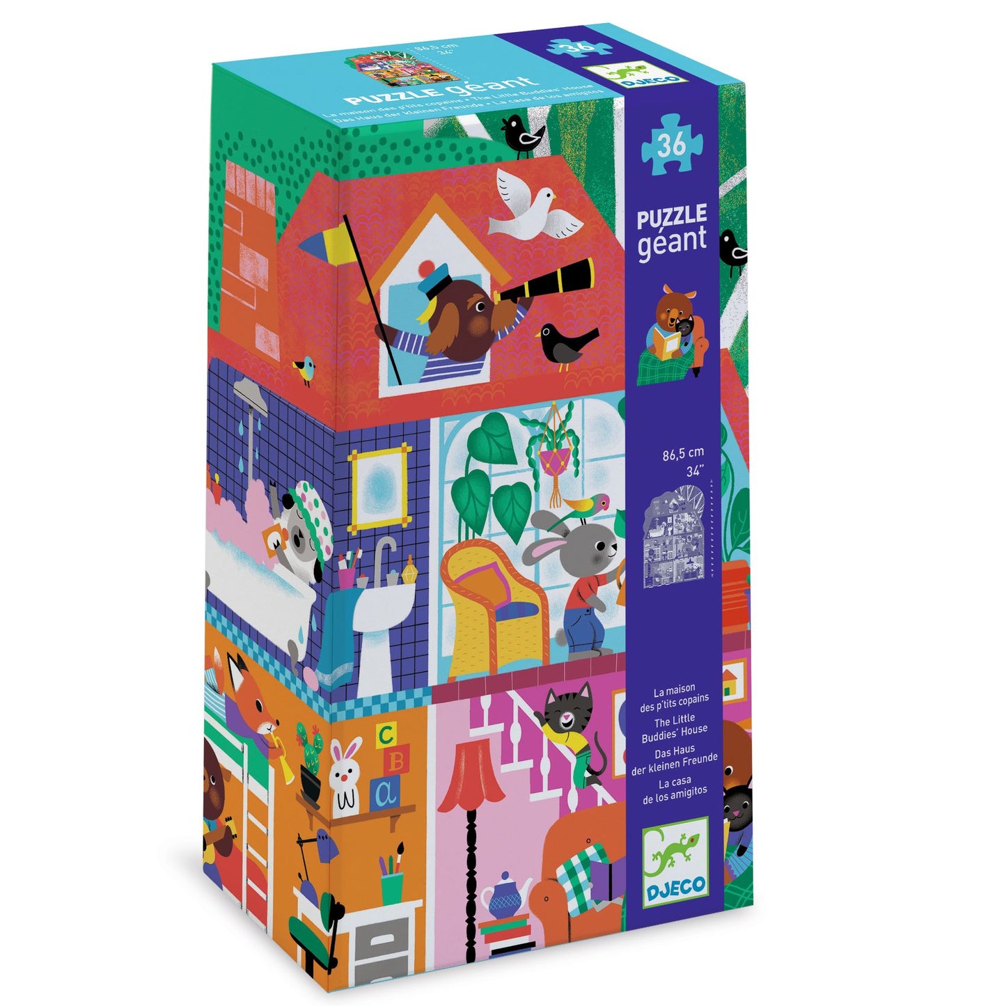 Djeco | reuzenpuzzel kleine vriendjes