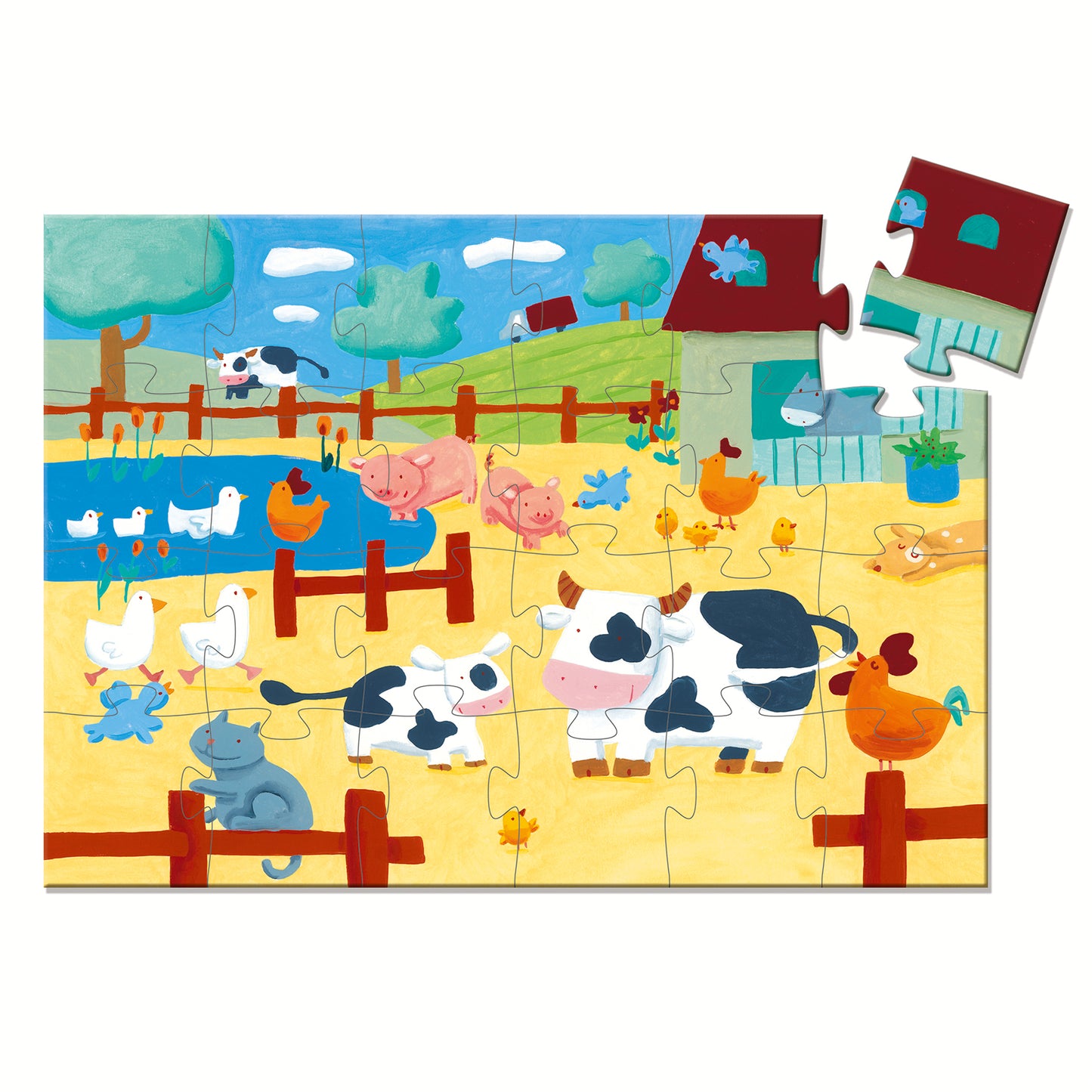 Djeco | puzzel koe
