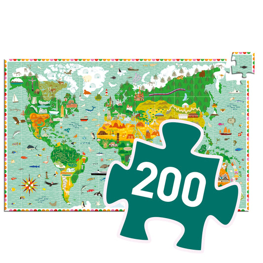 Djeco | puzzel around the world + booklet
