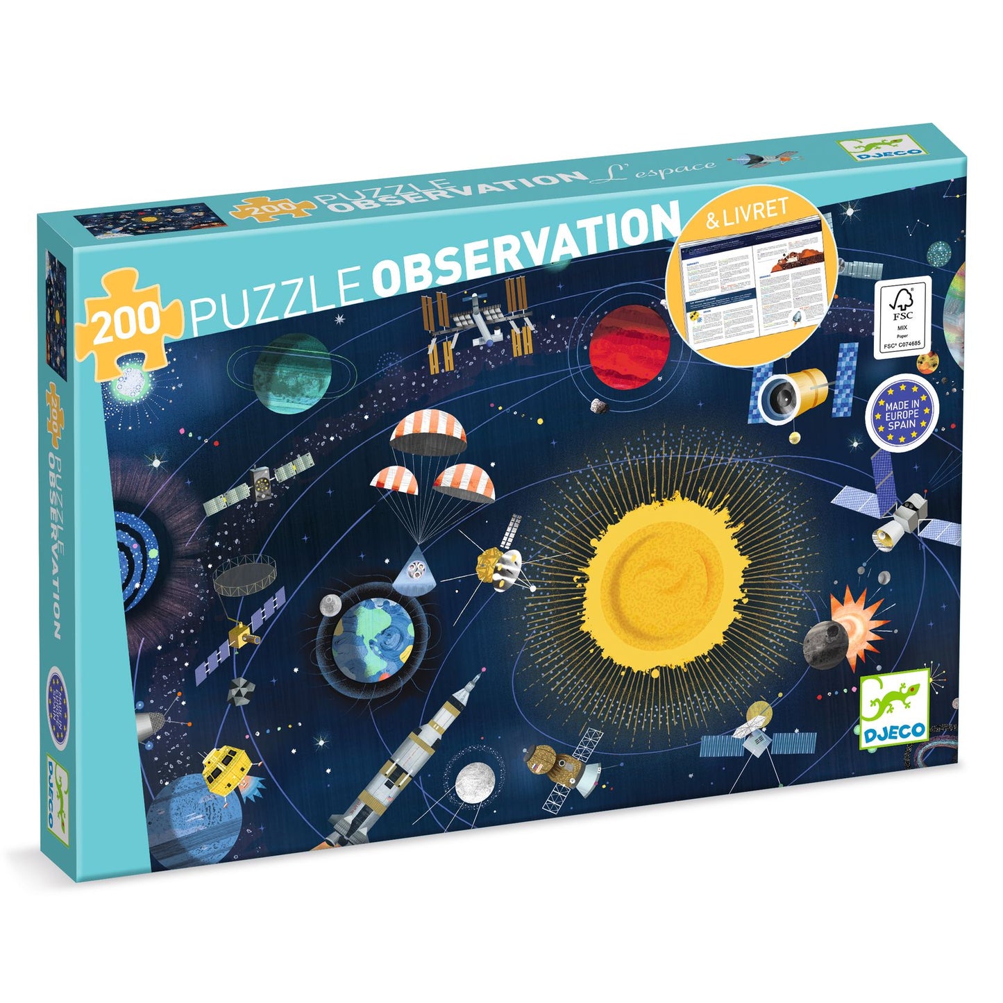 Djeco | puzzel the space + booklet