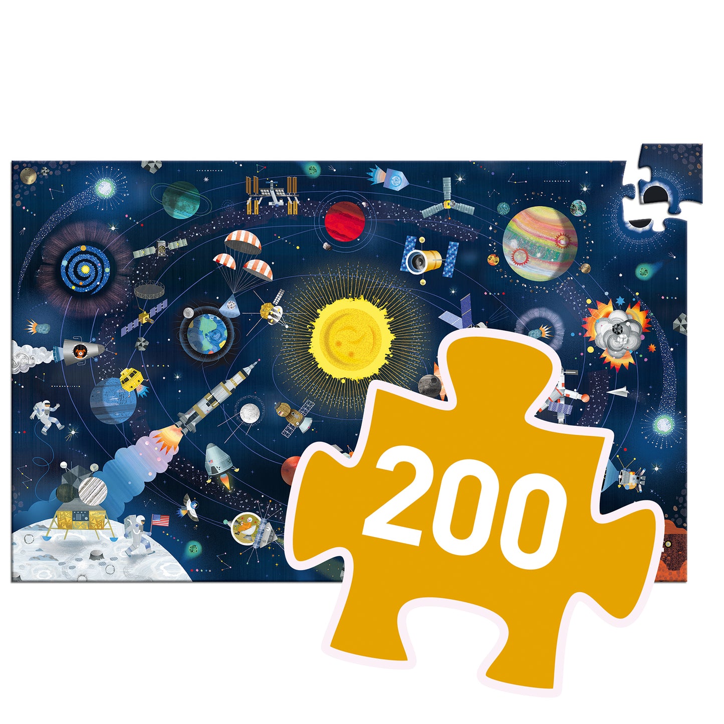 Djeco | puzzel the space + booklet