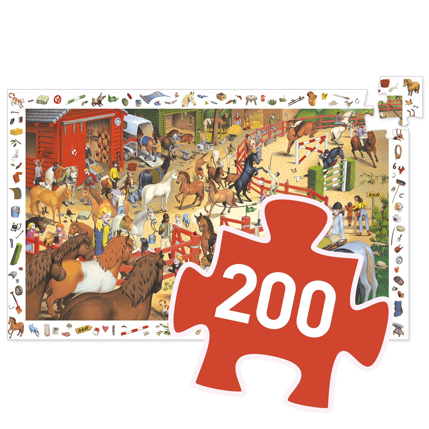 Djeco | puzzel paarden