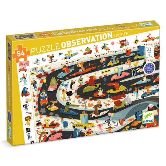 Djeco | puzzel car rally