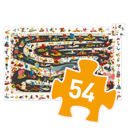 Djeco | puzzel car rally