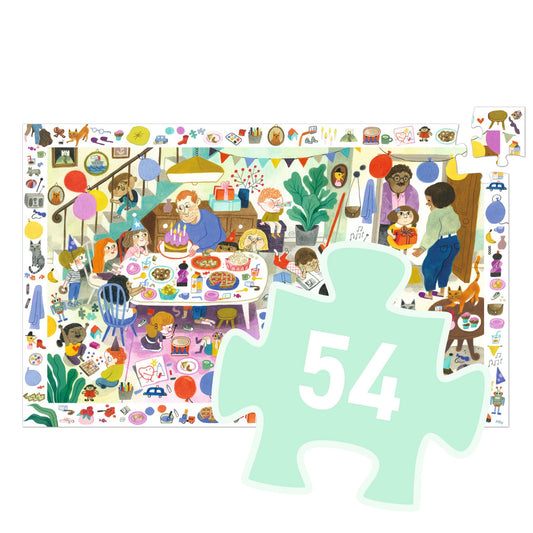 Djeco | puzzel het verjaardagsfeest