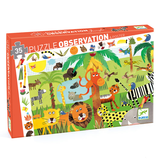 Djeco | jungle puzzel