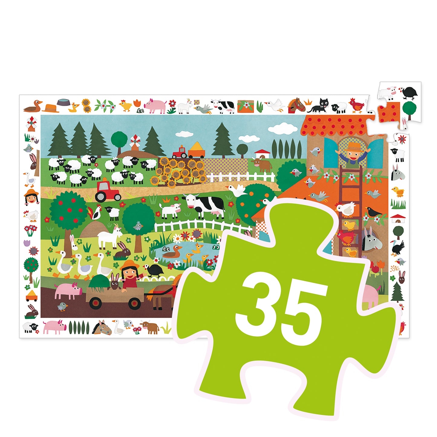Djeco | puzzel de boerderij