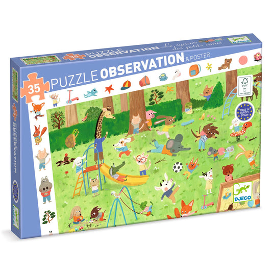 Djeco | puzzel de kleine vriendjestuin