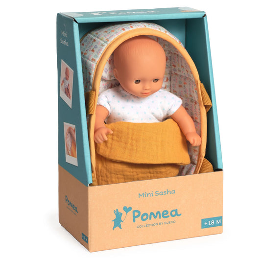 Djeco | pomea mini pop in draagmand mini Sasha