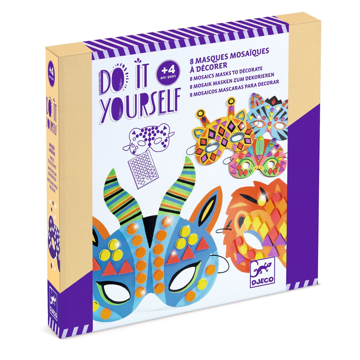 Djeco | Maskers maken - Jungle dieren - DJ07900
