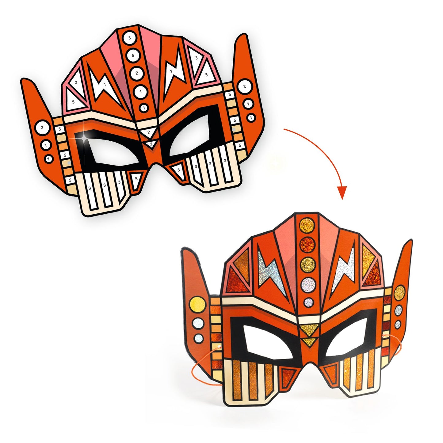 Djeco | Maskers maken - Super robots - DJ07924