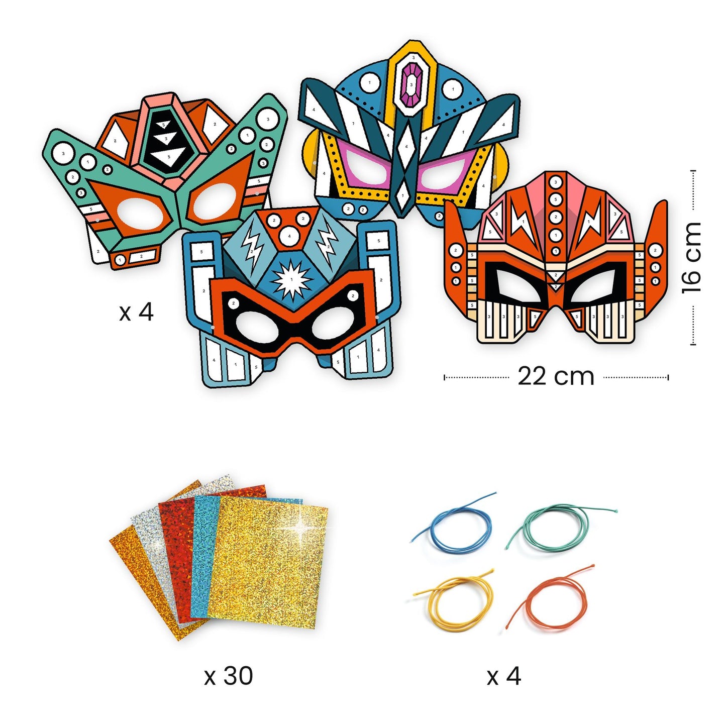 Djeco | Maskers maken - Super robots - DJ07924