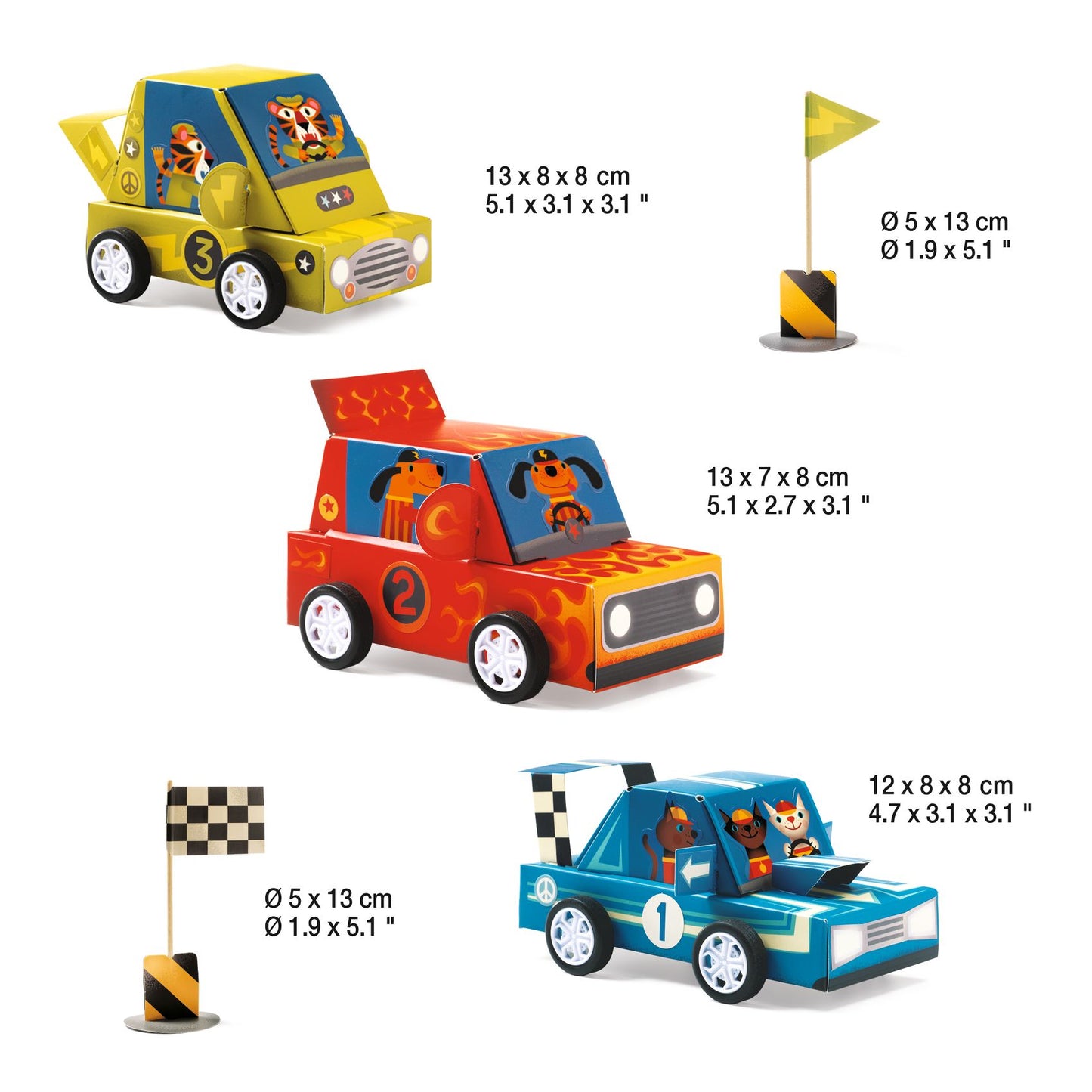 Djeco | Raceauto knutselset - grand prix - DJ07932