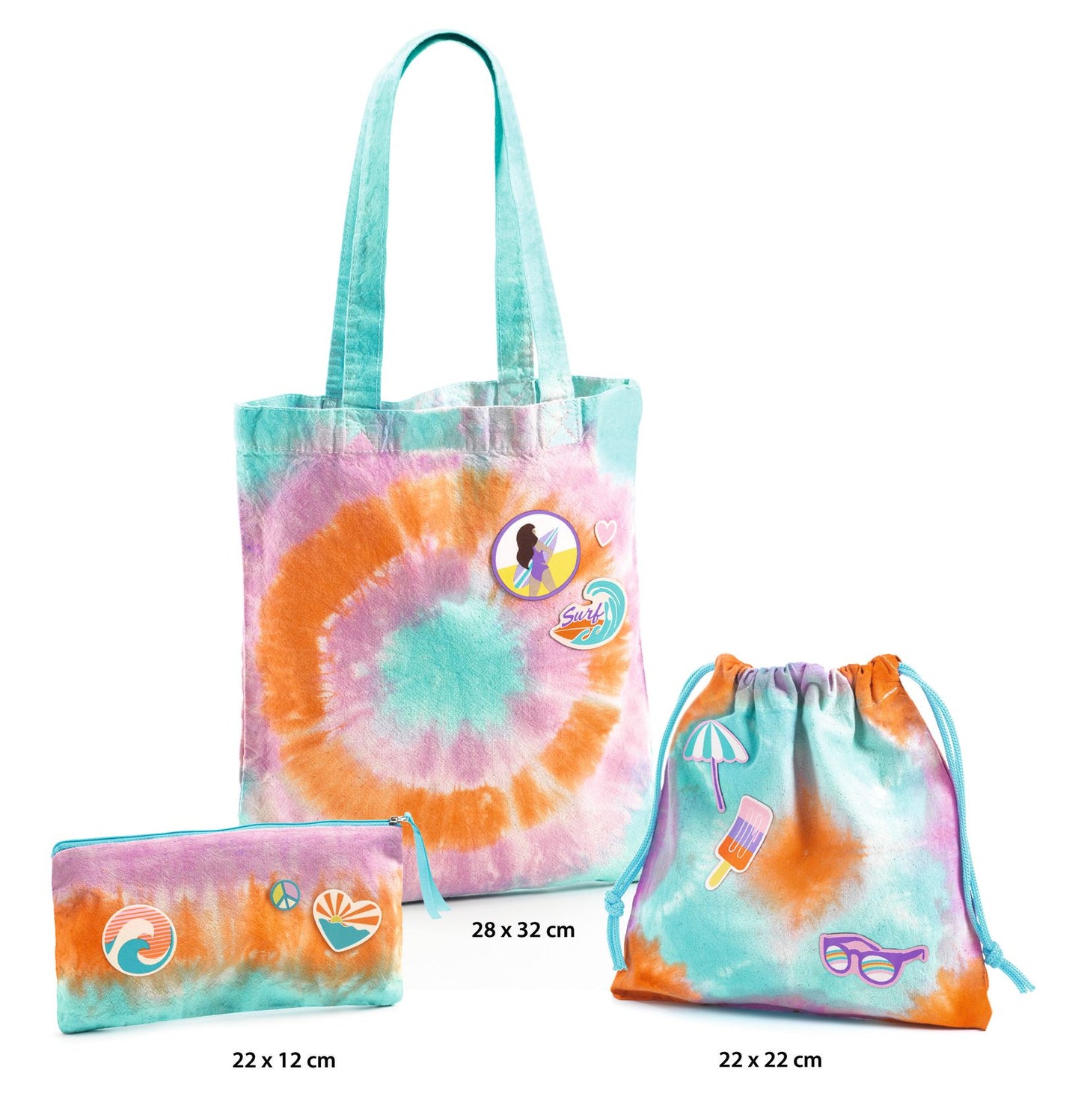 Djeco | Tie dye tas en etui maken - Sunshine camp - DJ07942