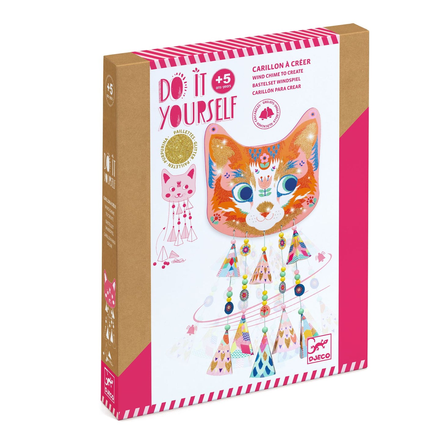 Djeco | Windgong knutselset kat - DJ07955
